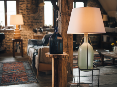 Wie man mit einfachen DIY-Lampen aus Glasflaschen eine gemütliche Wohnung schafft