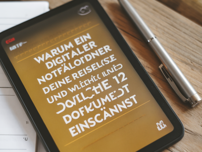 Warum ein digitaler notfallordner deine reisekrise löst und welche 12 dokumente du sofort einscannst