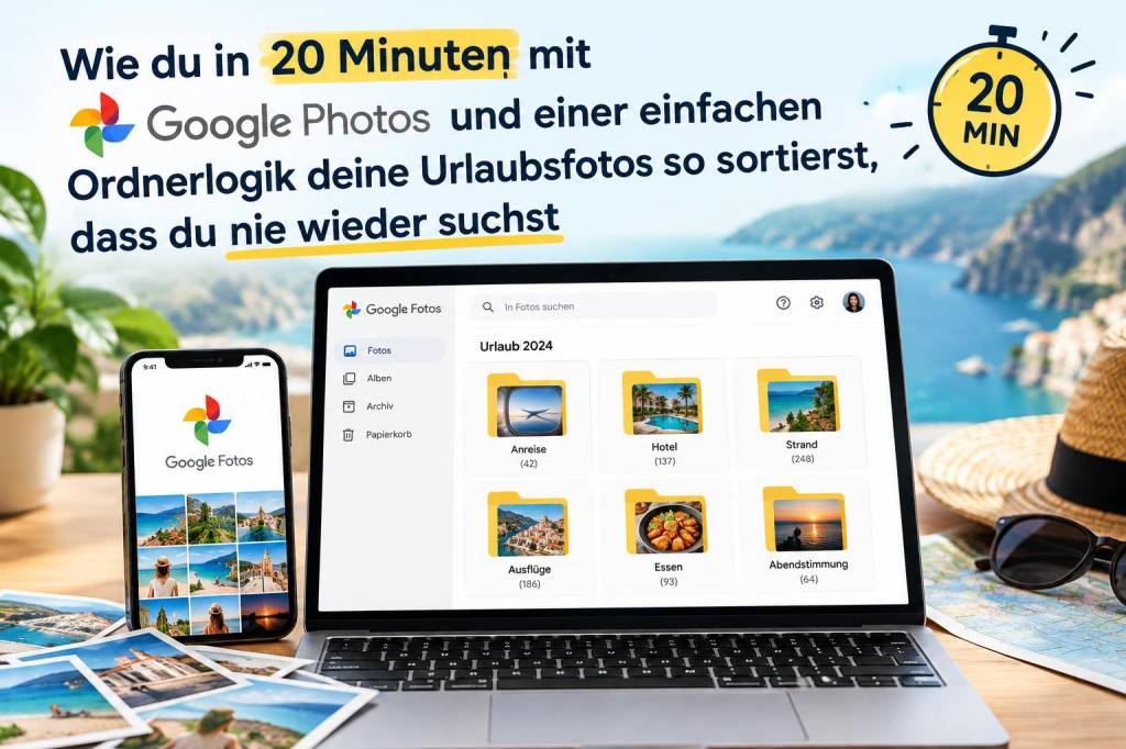 Wie du in 20 minuten mit google photos und einer einfachen ordnerlogik deine urlaubsfotos so sortierst, dass du nie wieder suchst